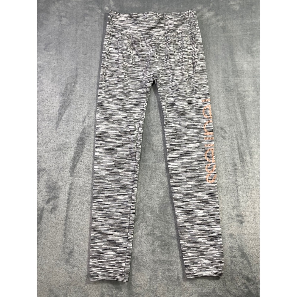 First Kick Womens Fearless Space Dye Leggings Grey White One Size QV18033Z-RO